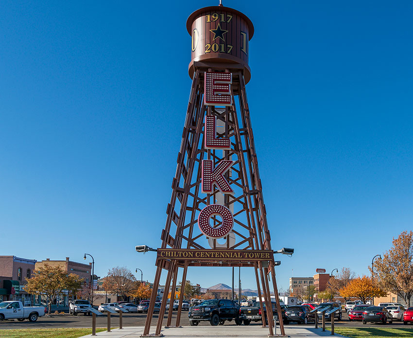 Elko, Nevada water tower