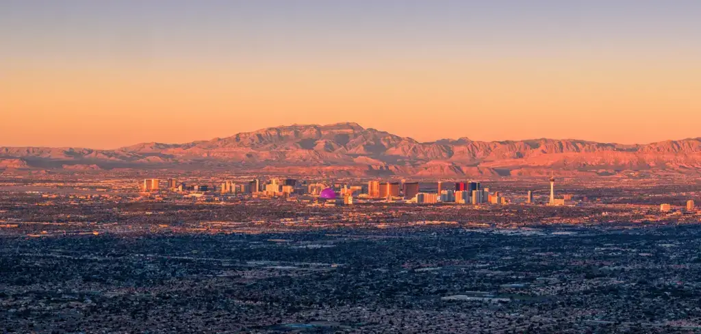 Las Vegas at sunrise